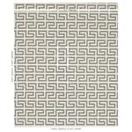 A MAZE EMBROIDERY Fabric – BLACK ON IVORY | Schumacher | Wal A MAZE EMBROIDERY fabric BLACK ON IVORY color by Schumacher