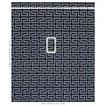 A MAZE EMBROIDERY Fabric – NAVY | Schumacher | Wallpaper Twi A MAZE EMBROIDERY fabric NAVY color by Schumacher