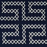 A MAZE EMBROIDERY Fabric – NAVY | Schumacher | Wallpaper Twi A MAZE EMBROIDERY fabric NAVY color by Schumacher