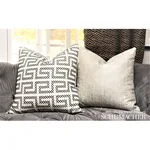 A MAZE EMBROIDERY Fabric – STONE | Schumacher | Wallpaper Tw A MAZE EMBROIDERY fabric STONE color by Schumacher