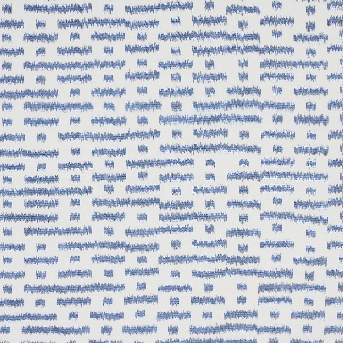 ABSTRACT IKAT fabric INDIGO color by Schumacher