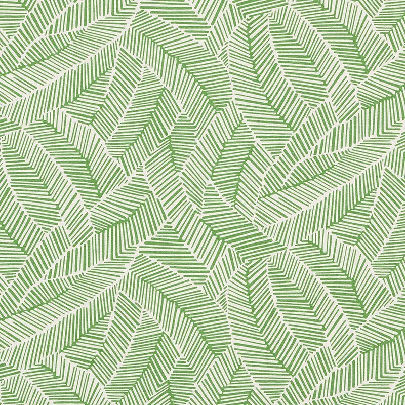 ABSTRACT LEAF fabric LEAF color by Schumacher