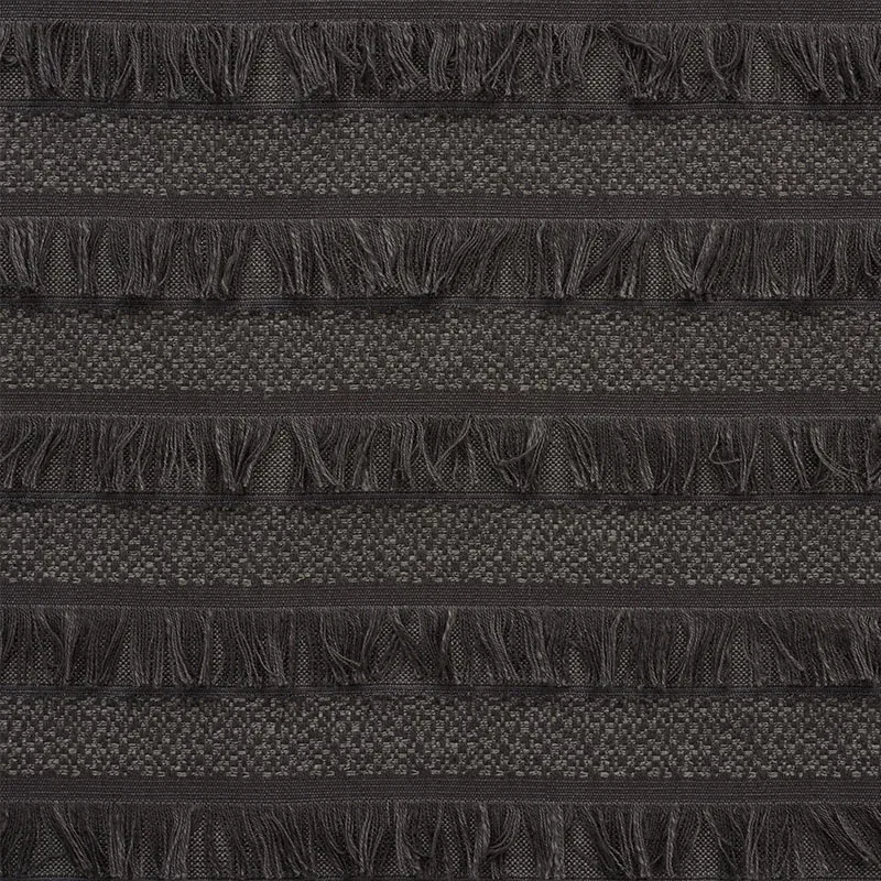 ACADIA fabric CHARCOAL color by Schumacher