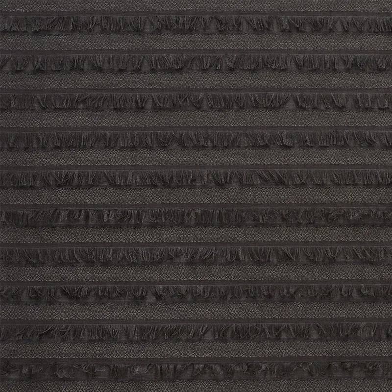 ACADIA fabric CHARCOAL color by Schumacher