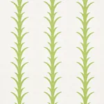 ACANTHUS STRIPE fabric LEAF color by Schumacher