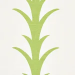 ACANTHUS STRIPE fabric LEAF color by Schumacher