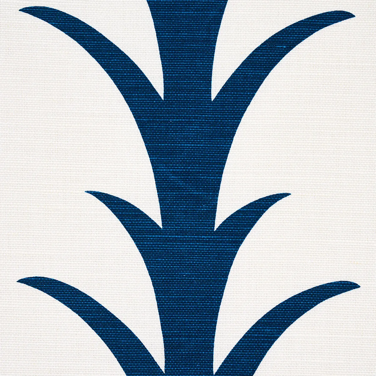ACANTHUS STRIPE fabric NAVY color by Schumacher