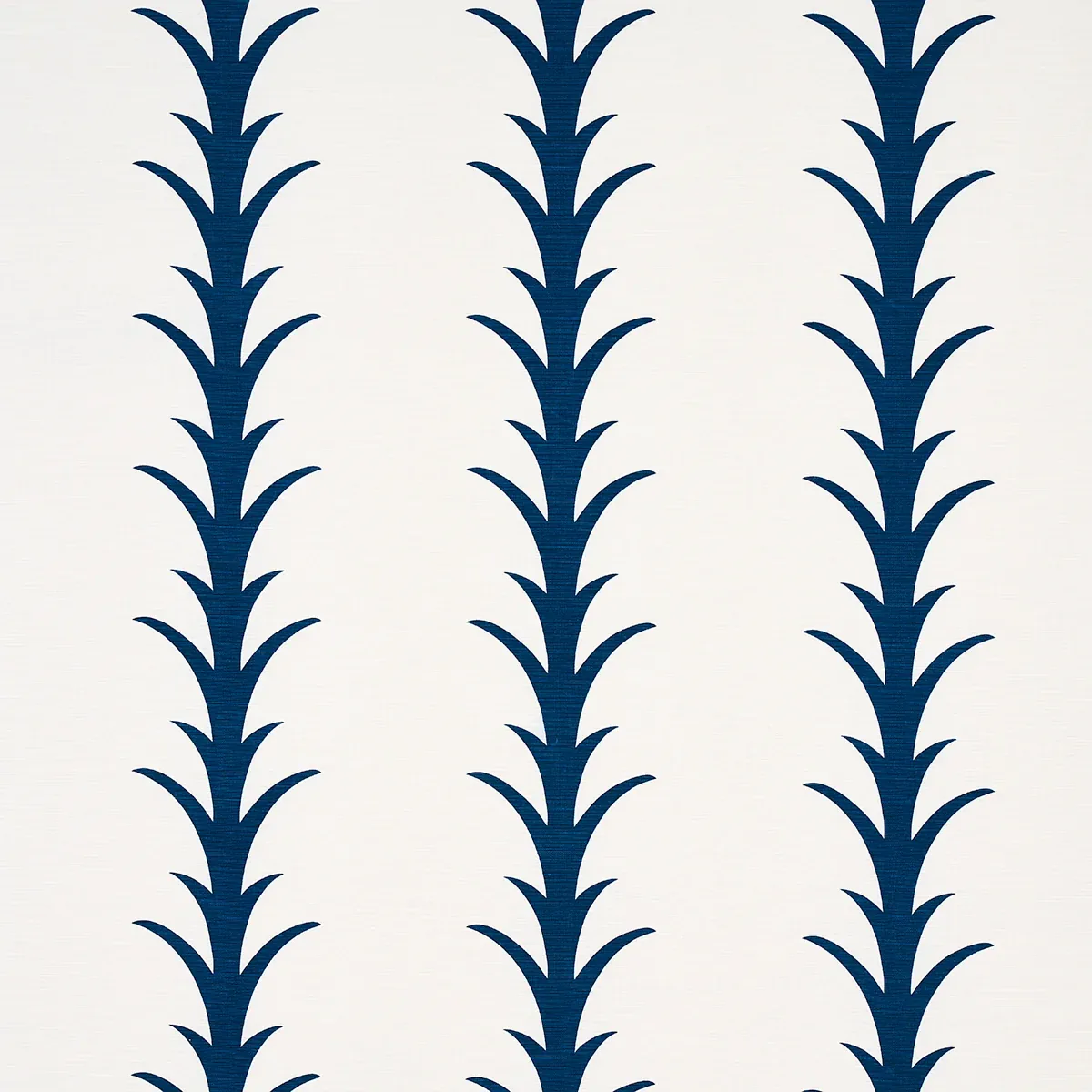 ACANTHUS STRIPE fabric NAVY color by Schumacher