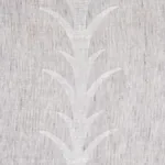 ACANTHUS STRIPE SHEER fabric CARBON color by Schumacher