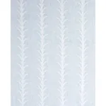 ACANTHUS STRIPE SHEER fabric SLATE color by Schumacher