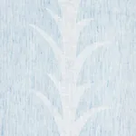 ACANTHUS STRIPE SHEER fabric SLATE color by Schumacher