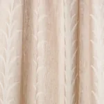 ACANTHUS STRIPE SHEER fabric TAUPE color by Schumacher
