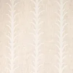 ACANTHUS STRIPE SHEER fabric TAUPE color by Schumacher