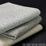 ADAGIO Fabric – BLACK | Schumacher | Wallpaper Twins ADAGIO fabric BLACK color by Schumacher