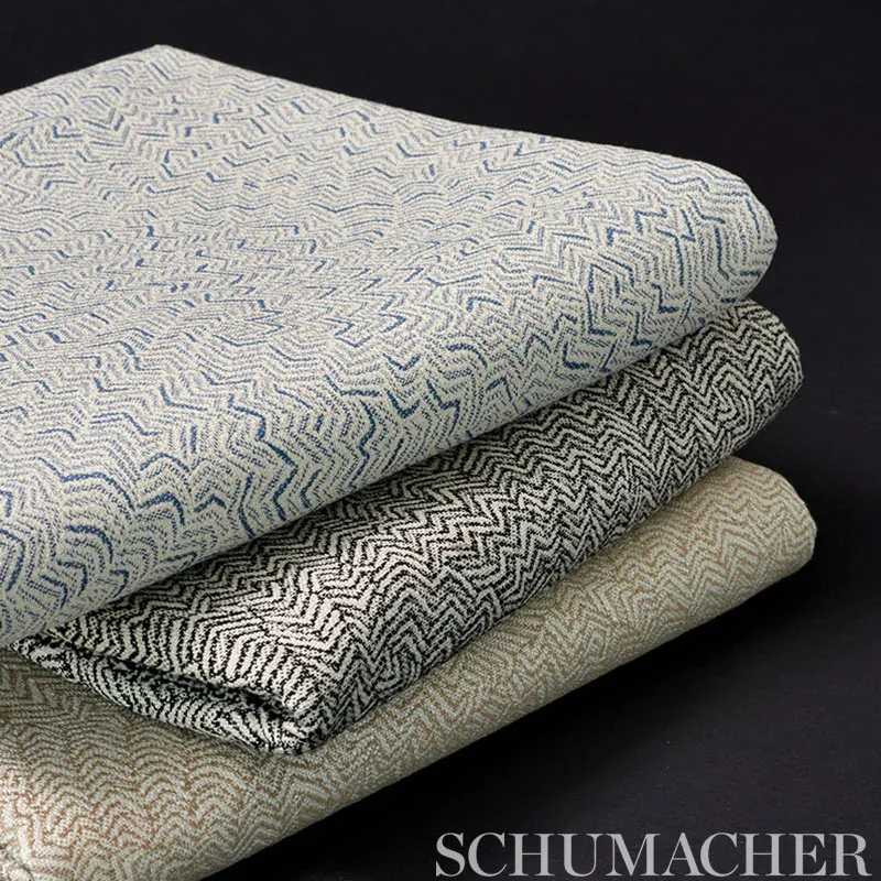 ADAGIO Fabric – BLACK | Schumacher | Wallpaper Twins ADAGIO fabric BLACK color by Schumacher
