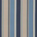 ADDISON COTTON STRIPE Fabric – INDIGO | Schumacher | Wallpap ADDISON COTTON STRIPE fabric INDIGO color by Schumacher