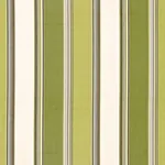 ADDISON COTTON STRIPE fabric VERT color by Schumacher