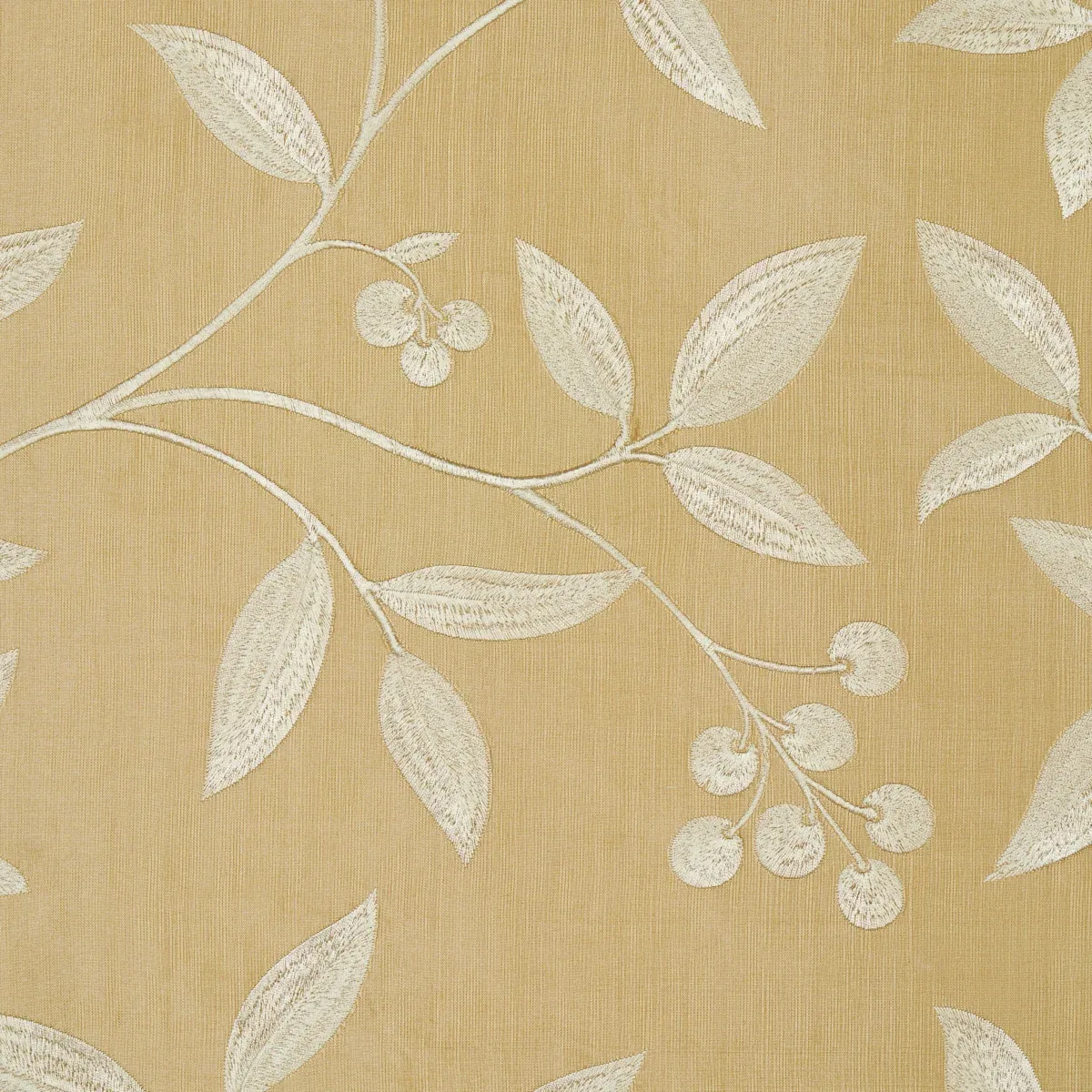 Adelaide Embroidery fabric BLONDE color by Schumacher