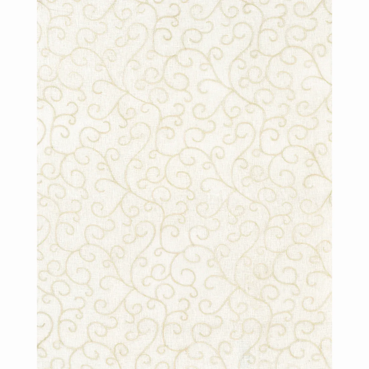ADIA SHEER EMBROIDERY fabric CREAM color by Schumacher