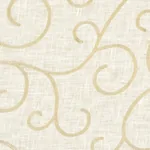ADIA SHEER EMBROIDERY fabric PARCHMENT color by Schumacher
