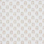 ADITI HAND BLOCKED PRINT fabric SKY color by Schumacher