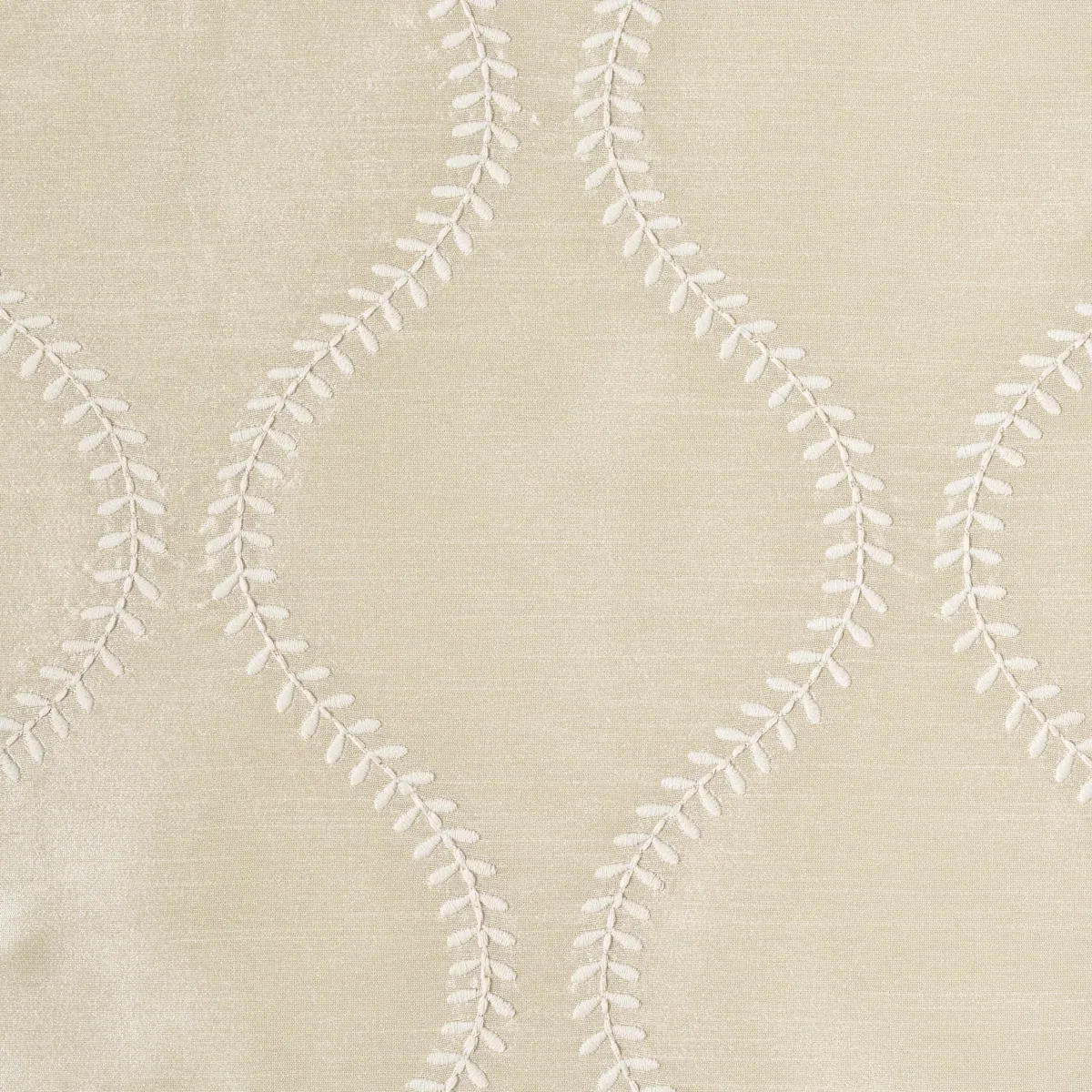 AGADIR EMBROIDERY Fabric – CHAMPAGNE | Schumacher | Wallpape AGADIR EMBROIDERY fabric CHAMPAGNE color by Schumacher