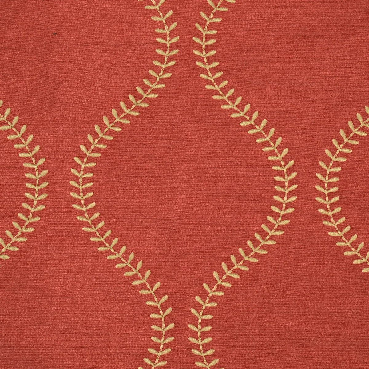 AGADIR EMBROIDERY Fabric – SPICE | Schumacher | Wallpaper Tw AGADIR EMBROIDERY fabric SPICE color by Schumacher