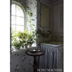 AGNES SHEER Fabric – BLACKWORK | Schumacher | Wallpaper Twin AGNES SHEER fabric BLACKWORK color by Schumacher