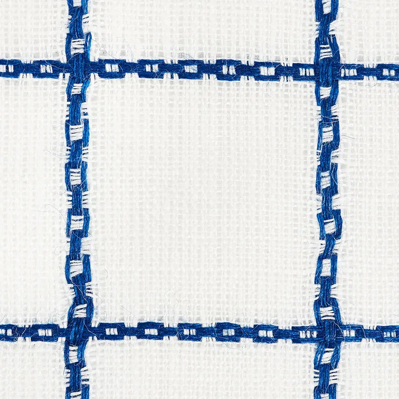 AGNES SHEER fabric NAVY color by Schumacher