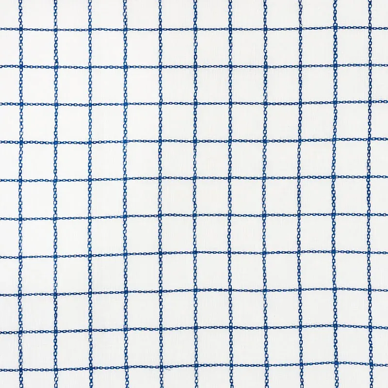 AGNES SHEER fabric NAVY color by Schumacher