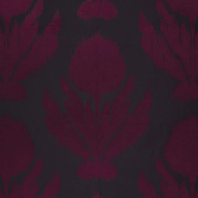 65851 | AGRA SILK WEAVE – BLACK PLUM