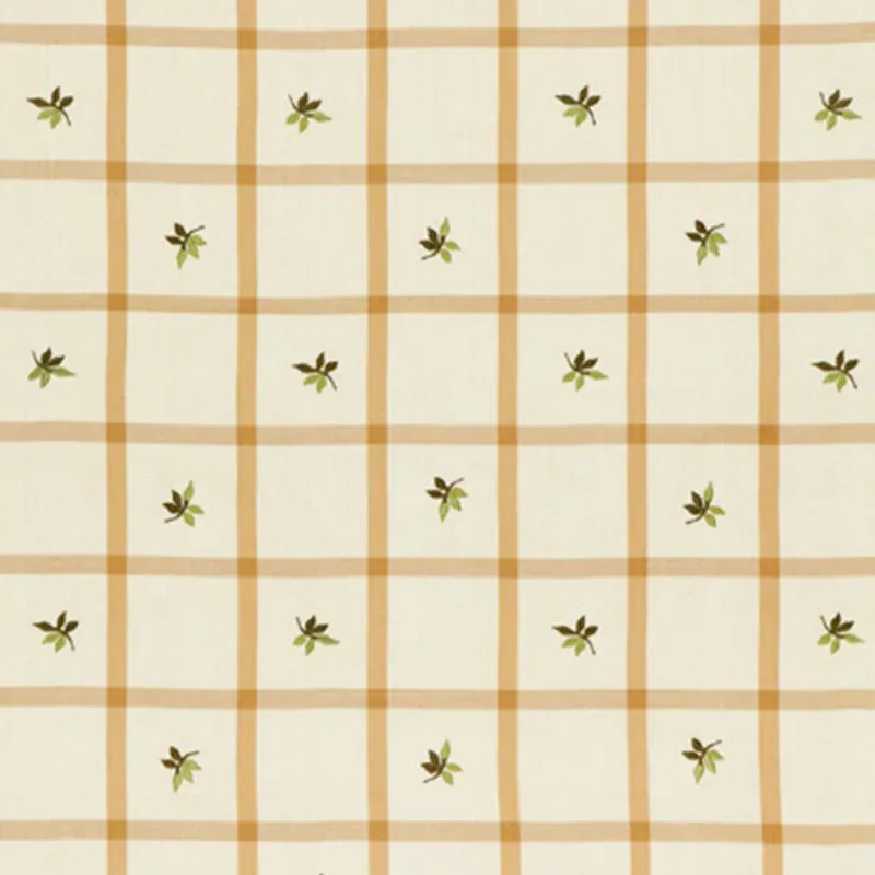ALANNA EMBROIDERY fabric BISQUE color by Schumacher