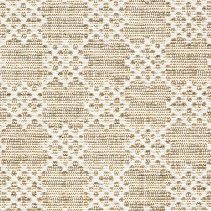 ALBERT FRET Fabric – NATURAL | Schumacher | Wallpaper Twins ALBERT FRET fabric NATURAL color by Schumacher