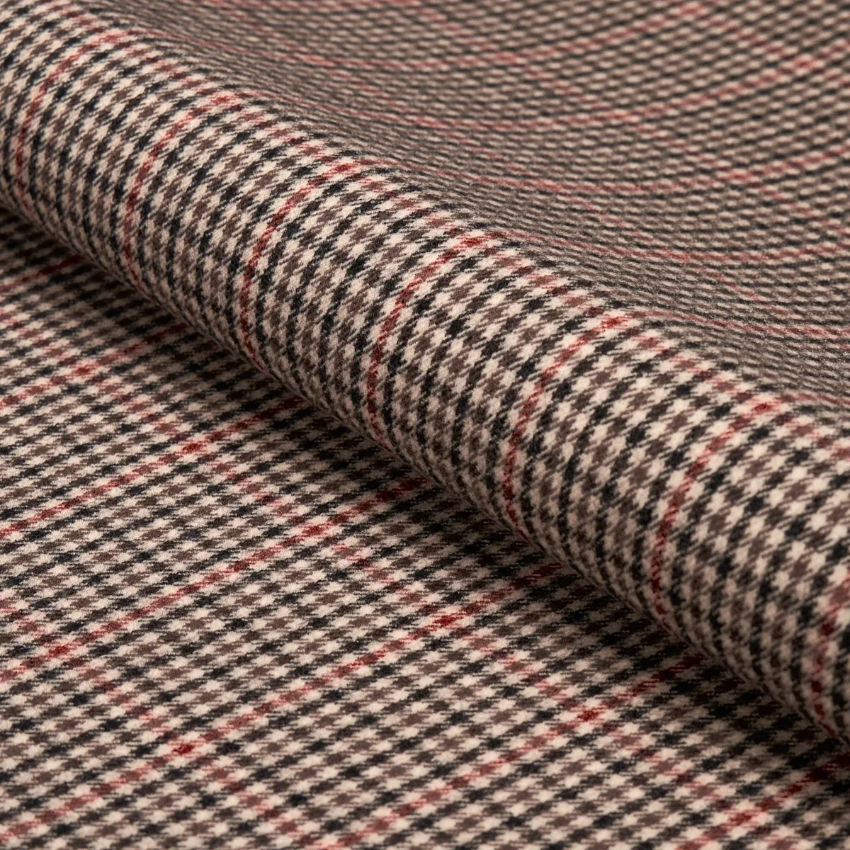 82330 | ALDRIDGE WOOL HOUNDSTOOTH – BROWN