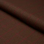 ALDRIDGE WOOL HOUNDSTOOTH fabric MOCHA color by Schumacher