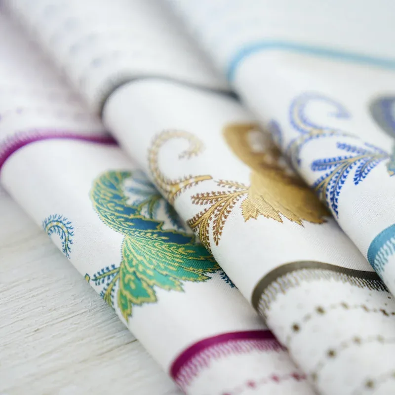 ALEKSY STRIPE fabric NEUTRAL color by Schumacher