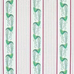 ALEKSY STRIPE fabric PLUM color by Schumacher