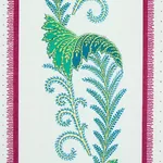 ALEKSY STRIPE fabric PLUM color by Schumacher