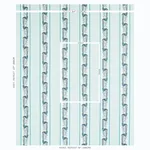 ALEKSY STRIPE fabric TEAL color by Schumacher