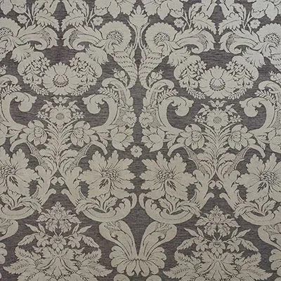 ALENTO DAMASCO fabric MERCURY color by Schumacher