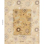 ALESSIA FLORAL fabric GOLD color by Schumacher