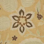 ALESSIA FLORAL fabric GOLD color by Schumacher