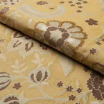 ALESSIA FLORAL fabric GOLD color by Schumacher