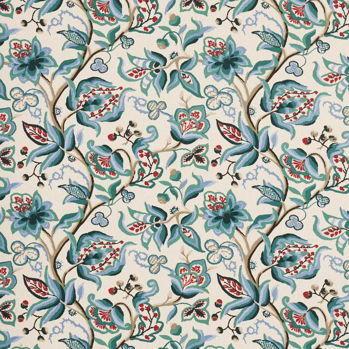 ALEXANDRA VINE fabric DOCUMENT color by Schumacher