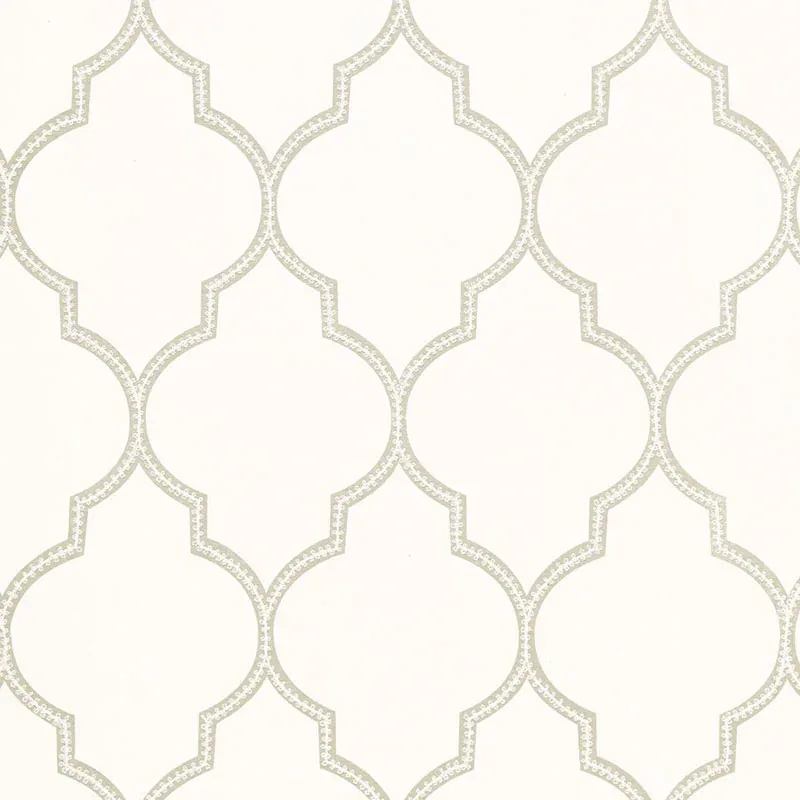 ALGIERS EMBROIDERY fabric LINEN color by Schumacher