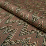 ALPINE PEAKS CHEVRON Fabric – TERRACOTTA DESERT | Schumacher ALPINE PEAKS CHEVRON fabric TERRACOTTA DESERT color by Schumacher