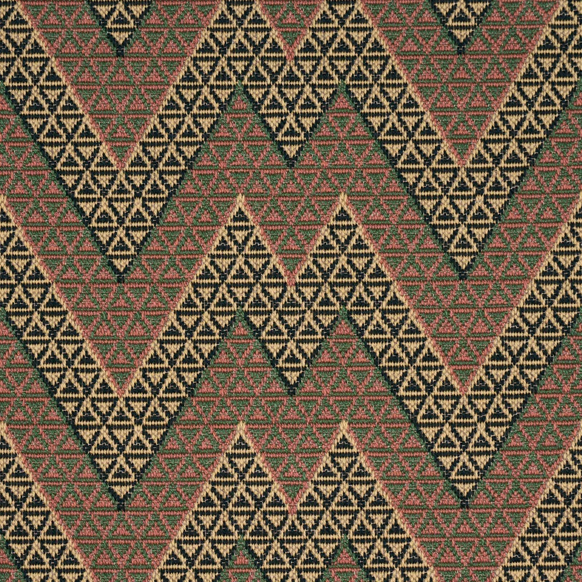 ALPINE PEAKS CHEVRON Fabric – TERRACOTTA DESERT | Schumacher ALPINE PEAKS CHEVRON fabric TERRACOTTA DESERT color by Schumacher