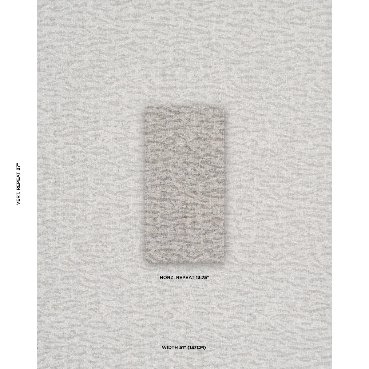 ALTAMIRA fabric STONE color by Schumacher