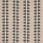 ALVA HAND BLOCK PRINT Fabric – BLACK | Schumacher | Wallpape ALVA HAND BLOCK PRINT fabric BLACK color by Schumacher
