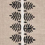 ALVA HAND BLOCK PRINT Fabric – BLACK | Schumacher | Wallpape ALVA HAND BLOCK PRINT fabric BLACK color by Schumacher